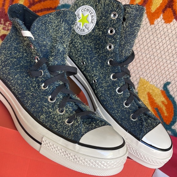 Converse 172146C
CHUCK TAYLOR ALL STAR 70 HI
SEAWEED/EGRET/BLACK WMNS sneakers - Picture 10 of 16